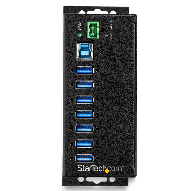 StarTech 7-Pt Industrial USB 3.0 Hub w/ Ext. Power Supply Product Image 3