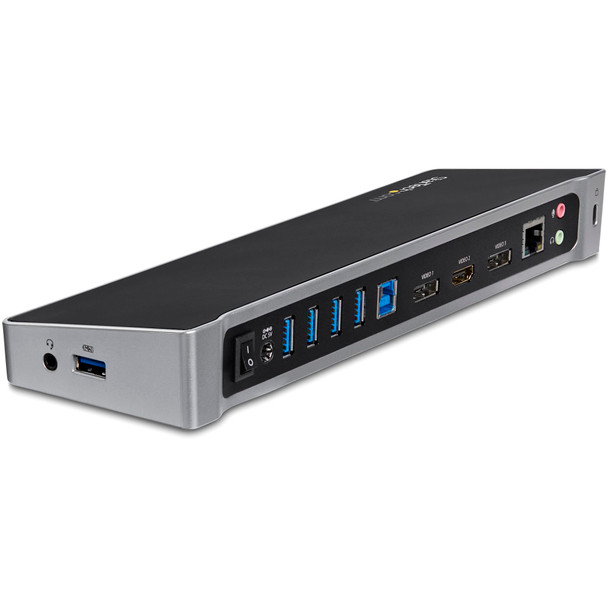 StarTech Universal Triple-Video USB 3.0 Laptop Docking Station w/ 4K Product Image 3