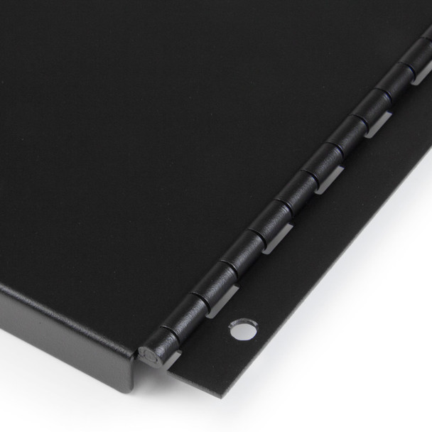 StarTech 4U Solid Blank Panel with Hinge - Server Rack Filler Panel Product Image 2