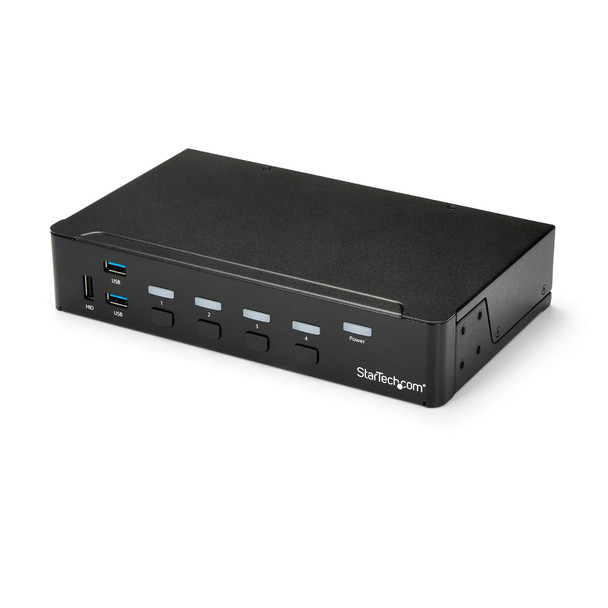 StarTech HDMI KVM Switch - 4-port KVM - Built-in USB 3.0 Hub - 1080p Main Product Image