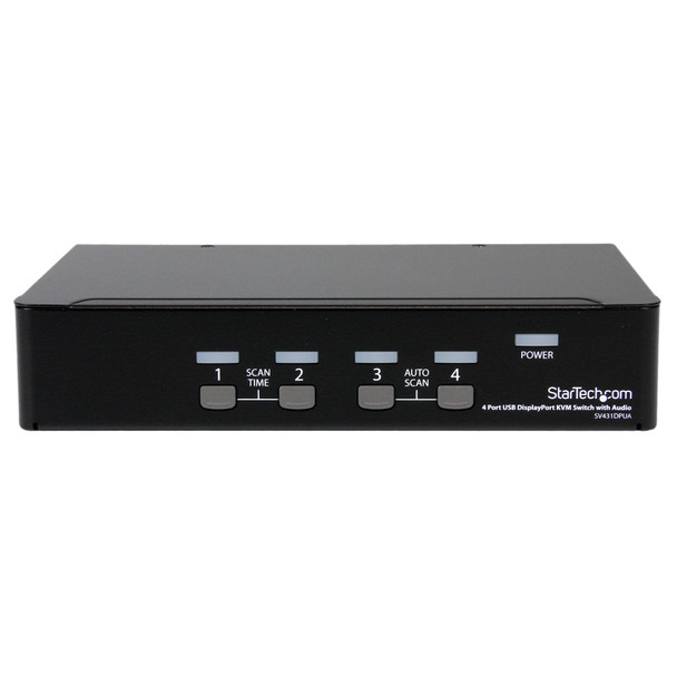 StarTech 4 Port USB DisplayPort KVM Switch with Audio Product Image 2