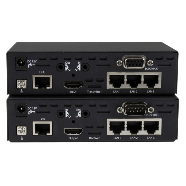 StarTech HDMI Over CAT5 Extender w/ Power Over Cable RS232 Ethernet Product Image 4