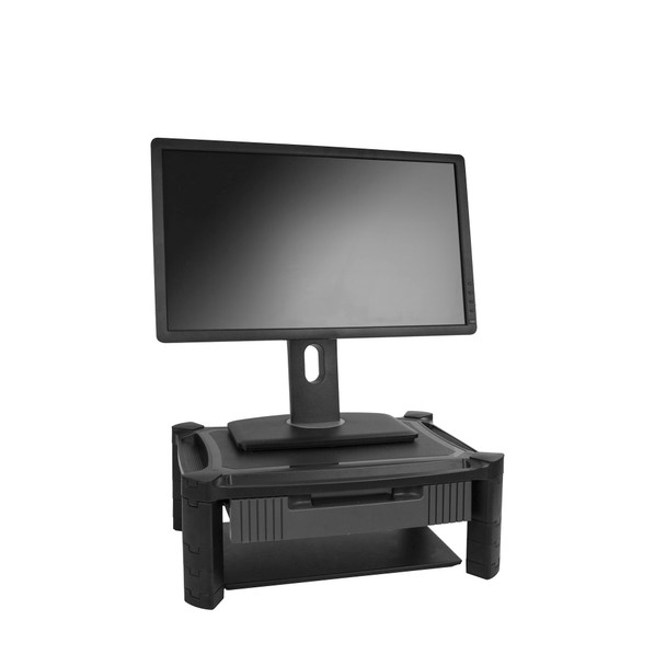 StarTech Computer Monitor Riser Stand with Drawer - Height Adjustable Product Image 2