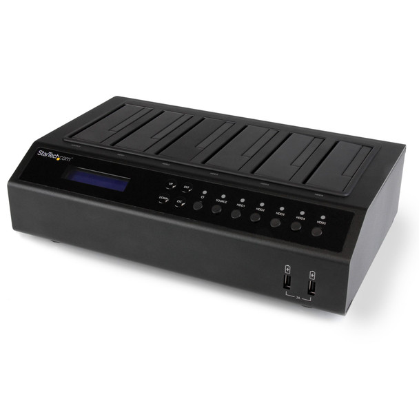 StarTech USB 3.0 / eSATA 1:5 HDD/SSD Duplicator Dock - Cloner Eraser Main Product Image