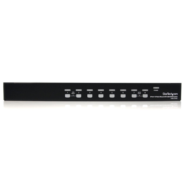 StarTech 8 Port 1U Rackmount DVI USB KVM Switch Product Image 2