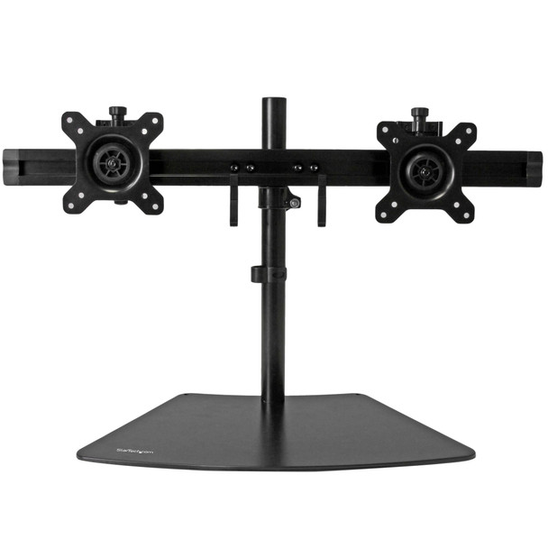 StarTech Dual-Monitor Stand - Horizontal - Black - Adjustable Main Product Image