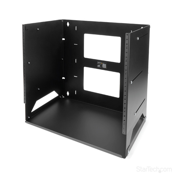 StarTech 8U Wall-Mountable Server Rack - Wall Rack w/ Built-in Shelf Main Product Image