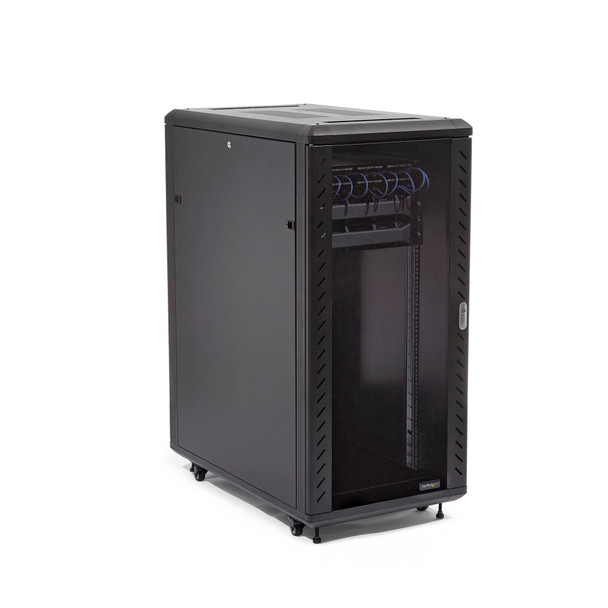 StarTech 25U 36in Knock-Down Server Rack Cabinet with Casters Product Image 5