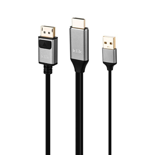 Image for Klik 2m HDMI to DisplayPort Cable AusPCMarket