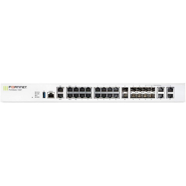 Fortinet Fortigate-100F Hardware Plus 1 Year 24x7 Forticare and Fortiguard UTP Product Image 4