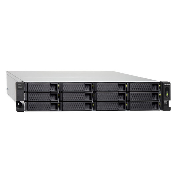 QNAP TL-R1200C-RP 12 Bay 2U Rackmount JBOD SATA Storage Expansion Enclosure Product Image 4