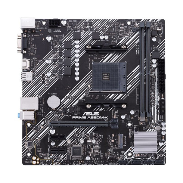 Asus PRIME A520M-K AM4 Micro-ATX Motherboard Product Image 2
