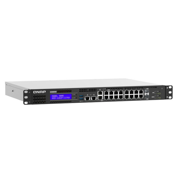 QNAP QGD-1602P-C3558-8G 18-Port 2.5GbE PoE 8GB Managed Switch with SFP+ Product Image 5