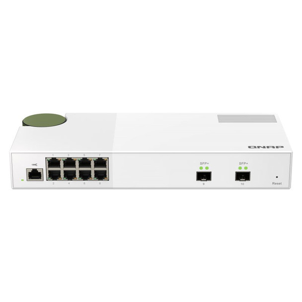 QNAP QSW-M2108-2S 8-Port 2.5GbE & 2-Port 10GbE SFP+ Managed Desktop Switch Product Image 7