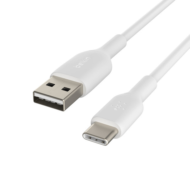 Belkin Boostcharge USB-A to USB-C 1M Cable  - Universally compatible - White  Product Image 3