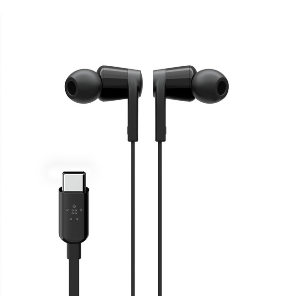 Belkin USB-C IN-EAR HEADPHONE BLACK - Universally compatible - Black Product Image 2