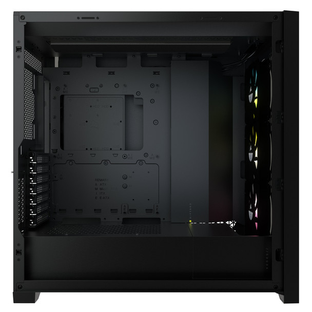 Corsair iCUE 5000X RGB Tempered Glass Mid-Tower ATX PC Smart Case — Black Product Image 3