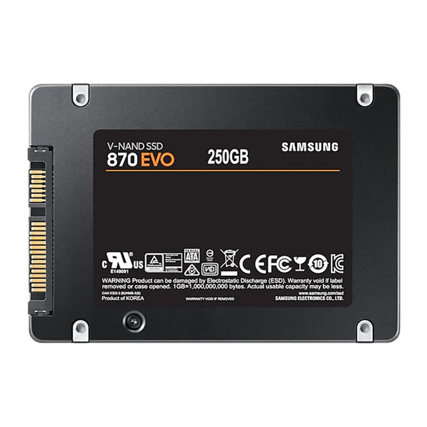 Samsung 870 EVO 250GB 2.5in SSD Product Image 2
