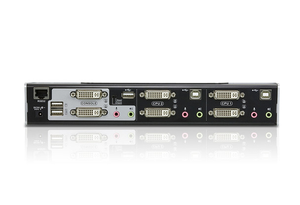 Aten 2 Port USB 2.0 DVI Dual View KVMP Switch - supports up to 2560 x 1600 @ 60 Hz with Dual Link DVI Product Image 3