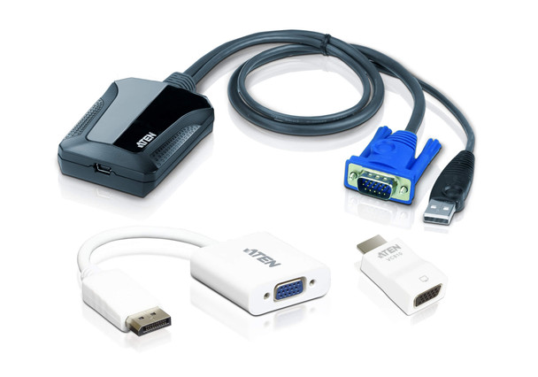 Aten Laptop USB Console Adapter Kit - plug and play - supports up to 1920 x 1200 @ 60Hz Product Image 2