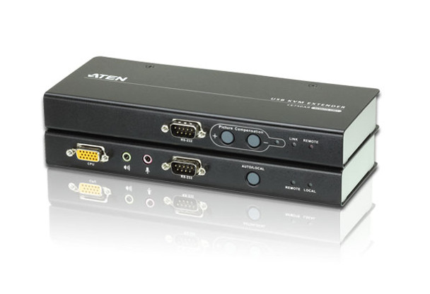 Aten USB VGA Cat 5 KVM Extender with 3.5mm audio - extends up to 1280 x 1024 @ 200m and 1920x1200 @ 60Hz @ 30m Main Product Image