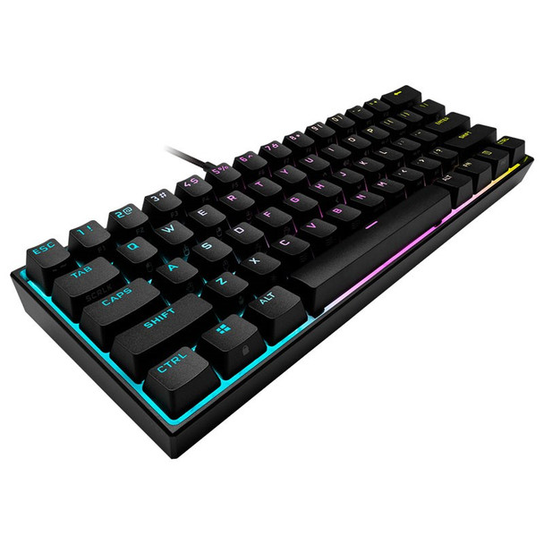 Corsair K65 RGB Mini 60% Mechanical Gaming Keyboard - Cherry MX Speed Main Product Image