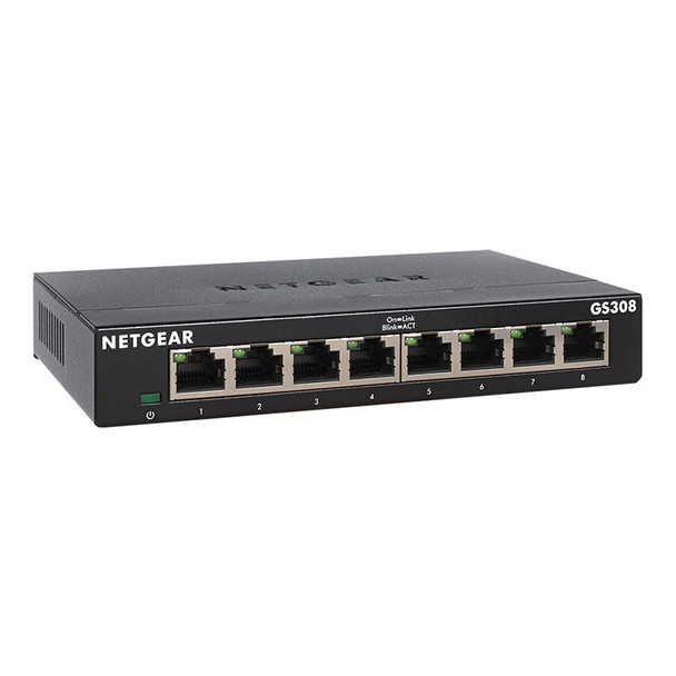 Netgear GS308v3 SOHO 8-Port Gigabit Unmanaged Switch Main Product Image