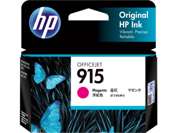 Product image for HP 915 Magenta Ink Cartridge