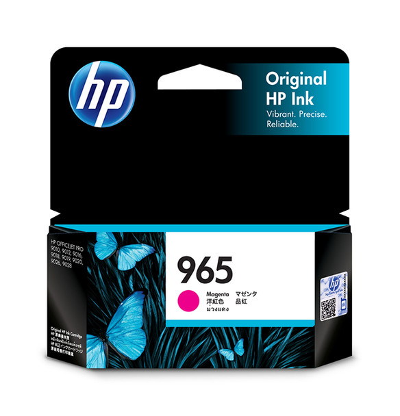 HP 965 Magenta Original ink Cartridge Main Product Image