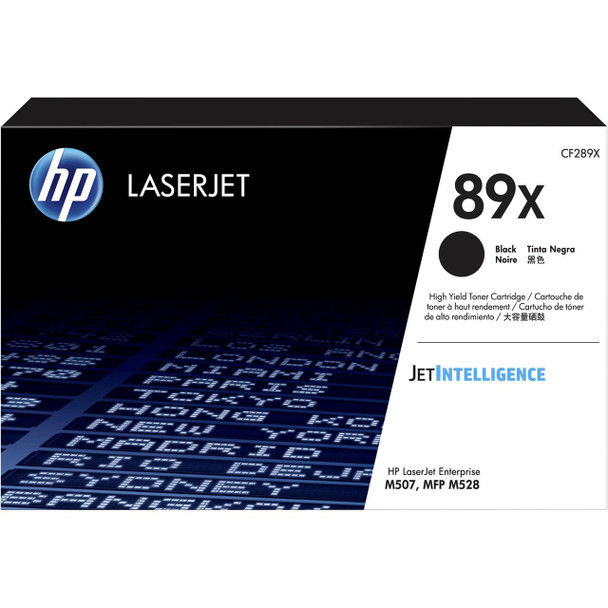 Product image for HP 89X Black Toner - High Yield - Approx 10K Pages - For M507 - M528 Printers