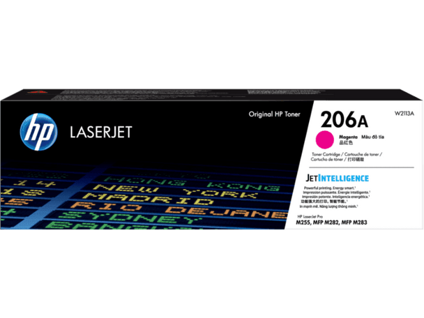 Product image for HP 206A Magenta Toner - Approx 1.25K Pages - For M283 - M255 Printers