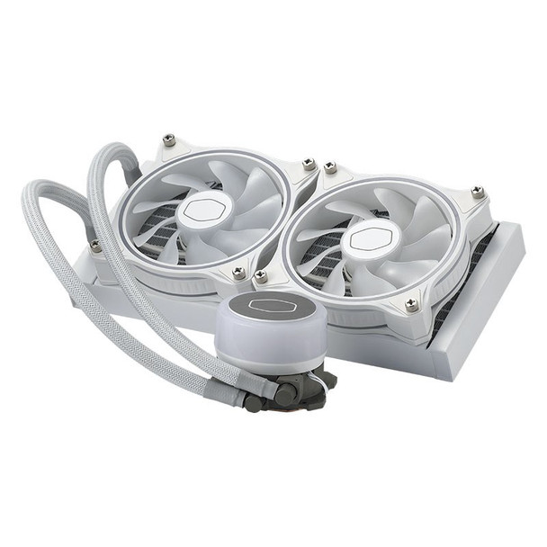 Cooler Master MasterLiquid ML240 Illusion ARGB AIO Liquid CPU Cooler - White Product Image 4