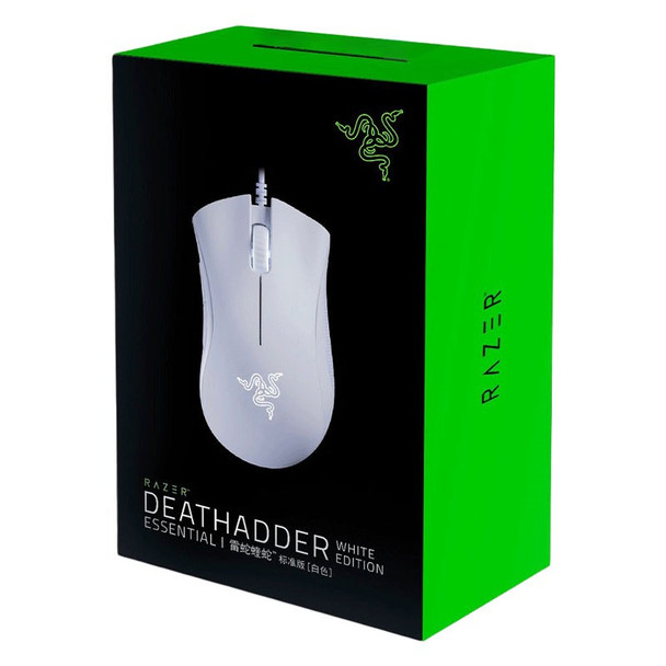 Razer DeathAdder Essential Ergonomic Wired Gaming Mouse - White Edition Product Image 2