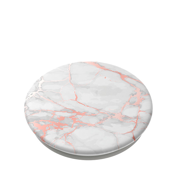 Popsockets PopGrip (Gen2) - Rose Gold Lutz Marble - White Product Image 3