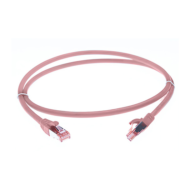 4Cabling 2.5m Cat 6A S/FTP LSZH Ethernet Network Cable - Pink Main Product Image