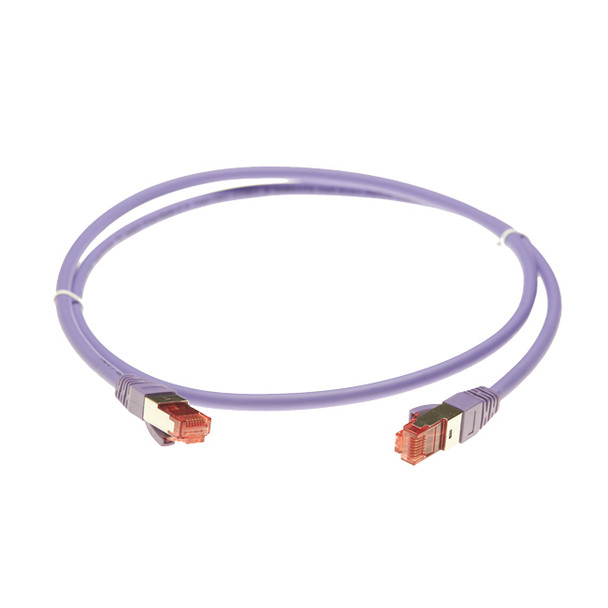 4Cabling 30m Cat 6A S/FTP LSZH Ethernet Network Cable - Purple Main Product Image