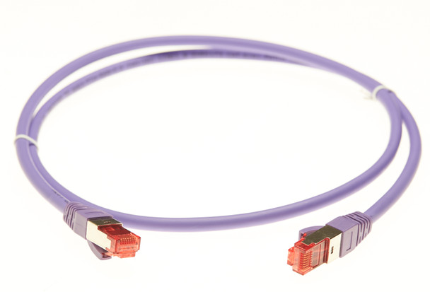 4Cabling 0.25m Cat 6A S/FTP LSZH Ethernet Network Cable - Purple Main Product Image