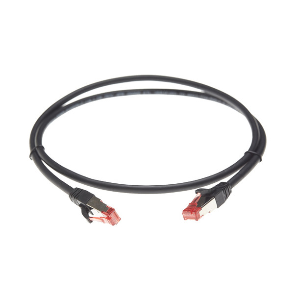 4Cabling 2.5m Cat 6A S/FTP LSZH Ethernet Network Cable - Black Main Product Image