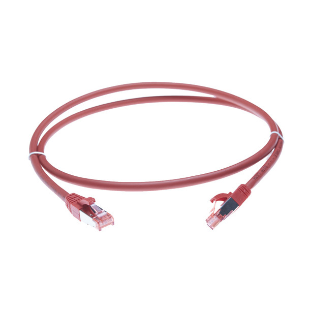 4Cabling 0.75m Cat 6A S/FTP LSZH Ethernet Network Cable - Red Main Product Image