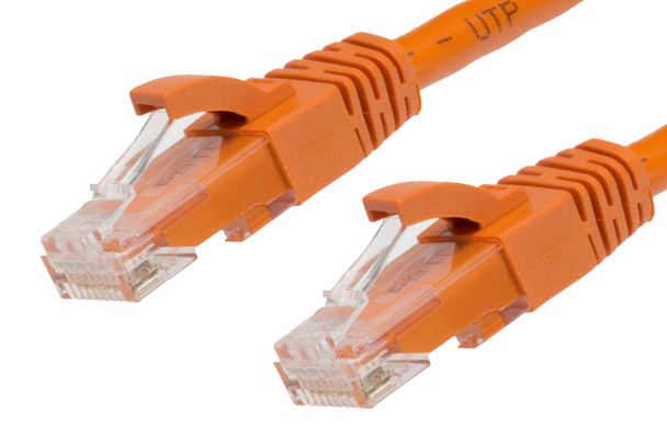 4Cabling 1m RJ45 CAT6 Ethernet Cable Orange Main Product Image