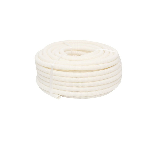 4Cabling 25mm Corrugated Conduit Medium Duty White 25 meter/roll Main Product Image