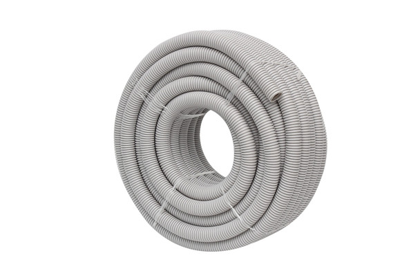 4Cabling 50mmCorrugated Conduit Medium Duty Grey 25 meter/roll Main Product Image