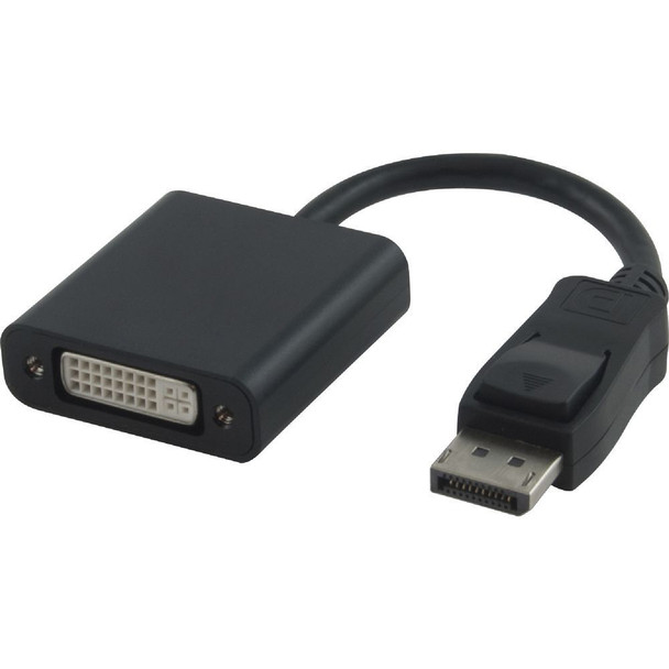 4Cabling 15cm DisplayPort Male - DVI Female - Black Main Product Image