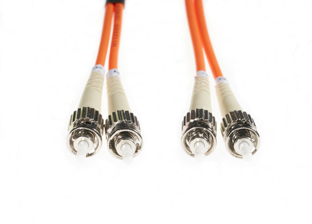 4Cabling 5m ST-ST OM1 Multimode Fibre Optic Cable - Orange Main Product Image
