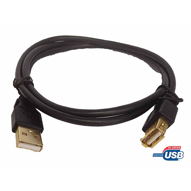 4Cabling USB 2.0 AM-AF Cable - 2m Main Product Image