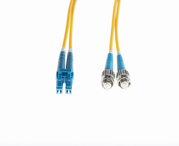 4Cabling 10m LC-ST OS1 / OS2 Singlemode Fibre Optic Cable - Yellow Main Product Image