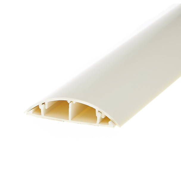 4Cabling Cable Cover - 90mm x 19mm x 2m - White Main Product Image