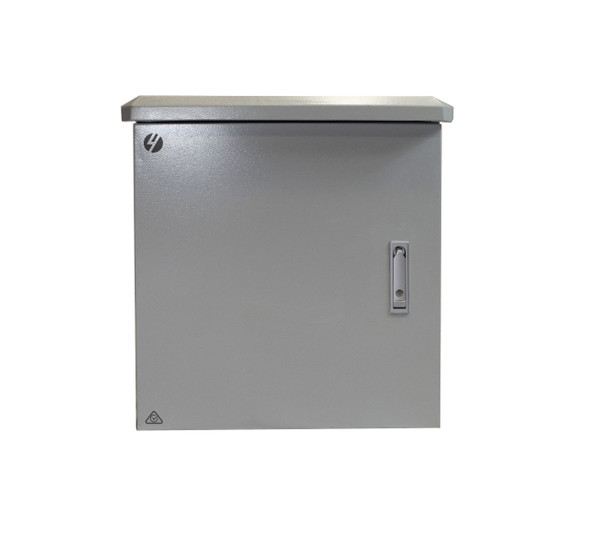 4Cabling 9RU 600mm Wide x 600mm Deep Grey Outdoor Wall Mount Cabinet. IP65 Main Product Image