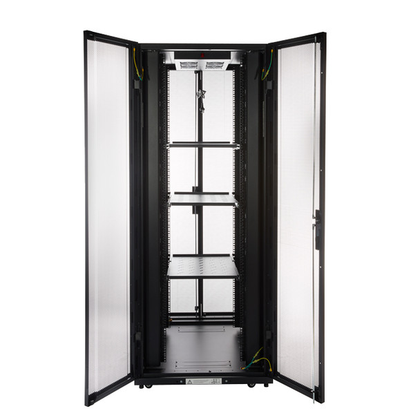 4Cabling 42RU 800mm Wide x 1070mm Deep Premium Server Rack with Bi-Fold Mesh Door Main Product Image