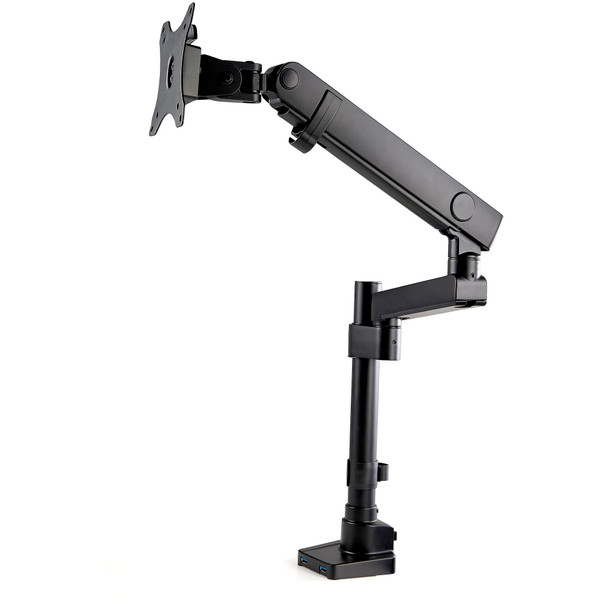 StarTech Desk Mount Monitor Arm with 2x USB 3.0 Ports - Pole Mount Full Motion Main Product Image